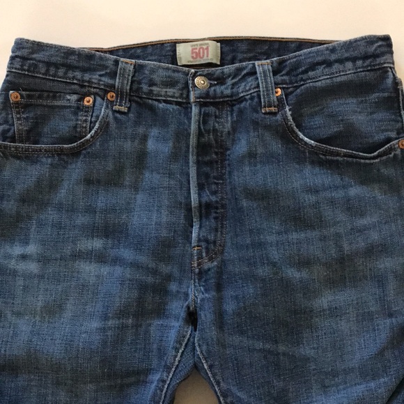 Levi’s Classic 501 Button-Front Straight Leg Jeans size 34 W 30 L - Picture 5 of 10